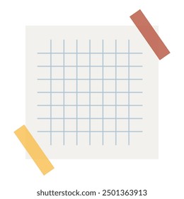 Various paper note. Blank paper note for to-do list on white background