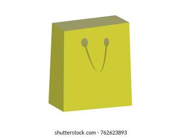 various papper bag vector