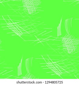 Various Pen Hatches. Seamless Texture with chaotic Hand Drawn Lines. Modern Background for Calico, Paper, Print. Vertical, Horizontal and Diagonal Strokes. Grunge Vector Texture