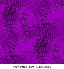 Various Pen Strokes. Seamless Pattern with chaotic Hand Drawn Lines. Trendy Background for Textile, Paper, Print. Vertical, Horizontal and Diagonal Strokes. Grunge Vector Texture