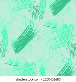 Various Pen Strokes. Seamless Texture with chaotic Hand Drawn Lines. Vintage Background for Textile, Paper, Print. Vertical, Horizontal and Diagonal Strokes. Grunge Vector Texture