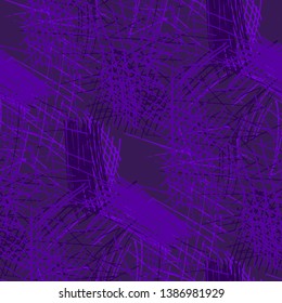 Various Pen Strokes. Seamless Texture with chaotic Hand Drawn Lines. Modern Background for Calico, Paper, Print. Vertical, Horizontal and Diagonal Strokes. Grunge Vector Texture