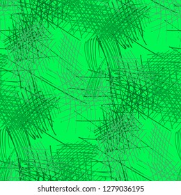 Various Pencil Hatches. Seamless Pattern with chaotic Hand Drawn Lines. Retro Background for Paper, Wallpaper, Underwear. Vertical, Horizontal and Diagonal Strokes. Grunge Vector Texture