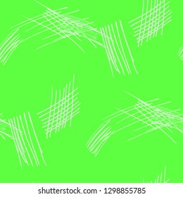 Various Pencil Hatches. Seamless Pattern with chaotic Hand Drawn Lines. Trendy Background for Textile, Shirt, Fabric. Vertical, Horizontal and Diagonal Strokes. Grunge Vector Texture