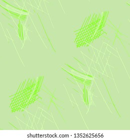 Various Pencil Hatches. Seamless Pattern with chaotic Hand Drawn Lines. Modern Background for Calico, Fabric, Print. Vertical, Horizontal and Diagonal Strokes. Grunge Vector Texture