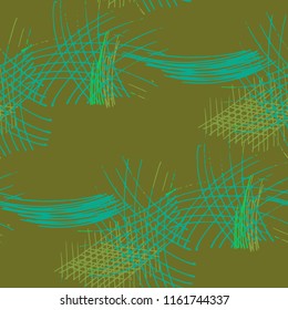Various Pencil Strokes. Seamless Pattern with chaotic Hand Drawn Lines. Modern Background for Paper, Wallpaper, Linen. Vertical, Horizontal and Diagonal Strokes. Grunge Vector Texture