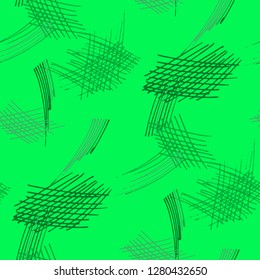 Various Pencil Strokes. Seamless Pattern with chaotic Hand Drawn Lines. Trendy Background for Paper, Wallpaper, Linen. Vertical, Horizontal and Diagonal Strokes. Grunge Vector Texture