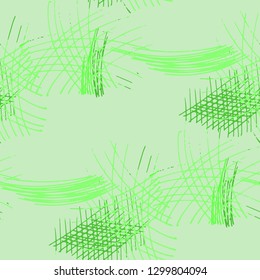 Various Pencil Strokes. Seamless Texture with chaotic Hand Drawn Lines. Trendy Background for Paper, Wallpaper, Linen. Vertical, Horizontal and Diagonal Strokes. Grunge Vector Texture