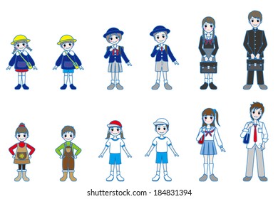 Various person / Whole body style