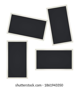 Various photo frame. vector illustration