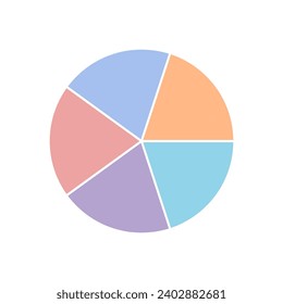 various pie charts for graphic information