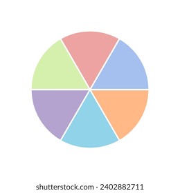 various pie charts for graphic information