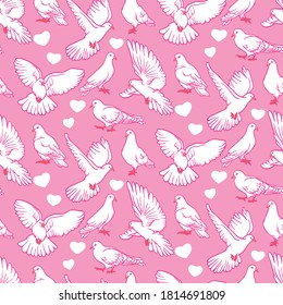 The various postures of the animals life and retro style. Animals illustration, shape line art, pattern and vector.