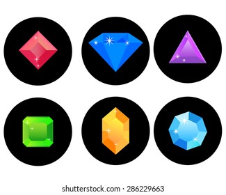 various precious stones of different colors in the black community