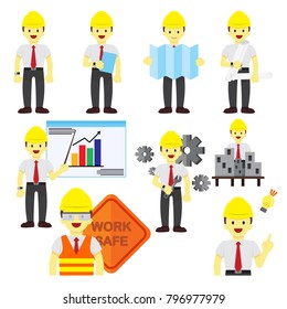 Various Professional People Occupation Vector Illustration Graphic Set
