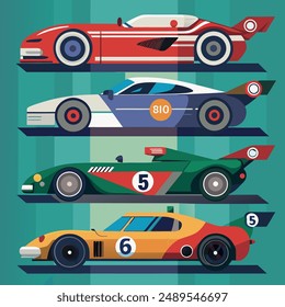 various of racing cars 1