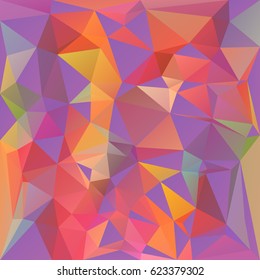 Various rainbow violet color spectrum triangular background. Vector abstract low poly design.