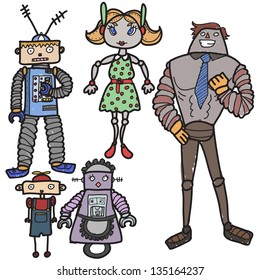 Various robot images