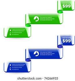 Various sale design elements