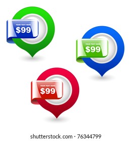 Various sale design elements