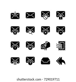 Various set of email and internet icon