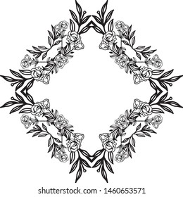 Various shape frame, decoration of invitation card, wallpaper unique. Vector