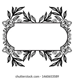 Various shape frame, decoration of invitation card, wallpaper unique. Vector