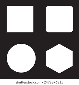 various shapes to be used as a frame