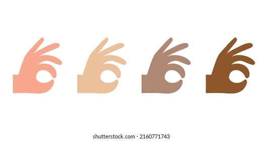 Various sign hand languages. International sign languages day celebration