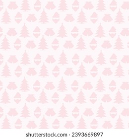 various silhouettes of Christmas icons become patterns