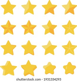 Various Simple Stars Material Set 