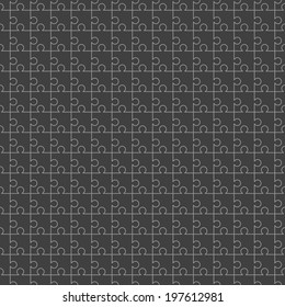Various sizes puzzle. Illustration for design