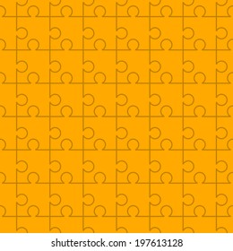 Various sizes puzzle. Illustration for design