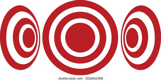 various sizes of target boards can be used in different shapes.