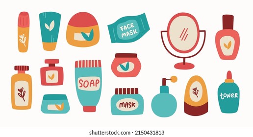 Various Skincare Face and Body Care
