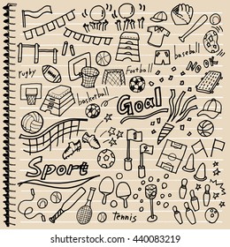 Various sport illustrations