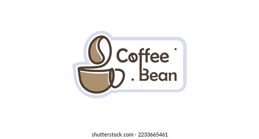Various Stages of Coffee Beans Roasted from Green to Dark Brown Isolated on White