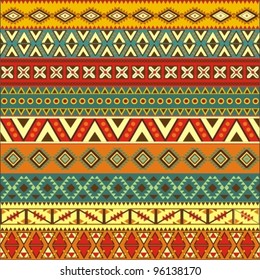 Various strips motifs in different color