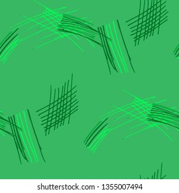 Various Strokes. Seamless Pattern with chaotic Hand Drawn Lines. Vintage Background for Textile, Shirt, Fabric. Vertical, Horizontal and Diagonal Strokes. Grunge Vector Texture
