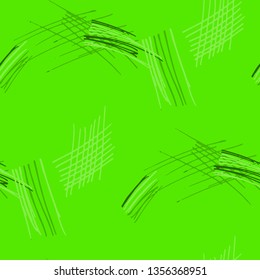 Various Strokes. Seamless Pattern with chaotic Hand Drawn Lines. Trendy Background for Curtain, Shirt, Fabric. Vertical, Horizontal and Diagonal Strokes. Grunge Vector Texture