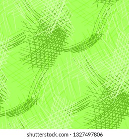 Various Strokes. Seamless Texture with chaotic Hand Drawn Lines. Retro Background for Paper, Print, Underwear. Vertical, Horizontal and Diagonal Strokes. Grunge Vector Texture