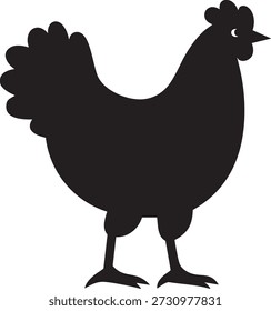 various style chicken illustration set