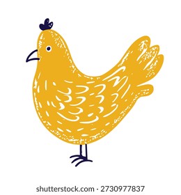 various style chicken illustration set
