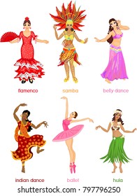 Various style dancing