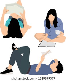 varios estilos al leer libros