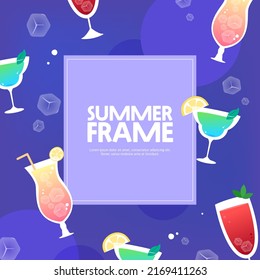 Various summer design templates collection