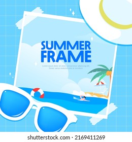 Various summer design templates collection