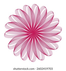 Various swirling spiral waves harmoniously blend to form stunning abstract flowers in this vector background, delivering a vibrant, playful, and artistic design for creative themes.

