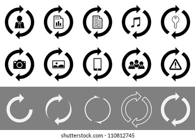 Various Symbols for Data Synchronization