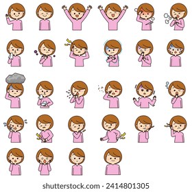 Various symptom sets due to poor physical condition